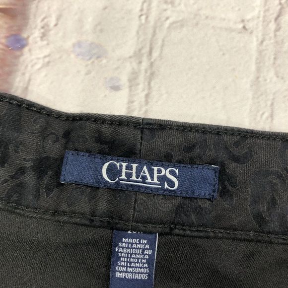 NWT Chaps Women Slim Leg Slimming Fit Jeans Size 20W Cabin Black M095 -18 - Picture 12 of 16